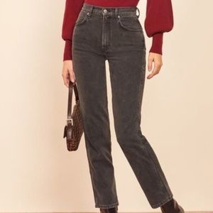 BNWOT Reformation black mom jeans